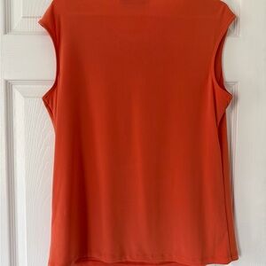 Kasper Vibrant Orange Tank Top